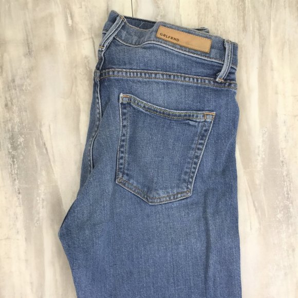 Revolve Grlfrnd Joan Raw Hem Flare Jean 28 - Picture 3 of 10